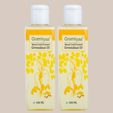 Cold Pressed Groundnut Oil  100ml (Pack of 2)